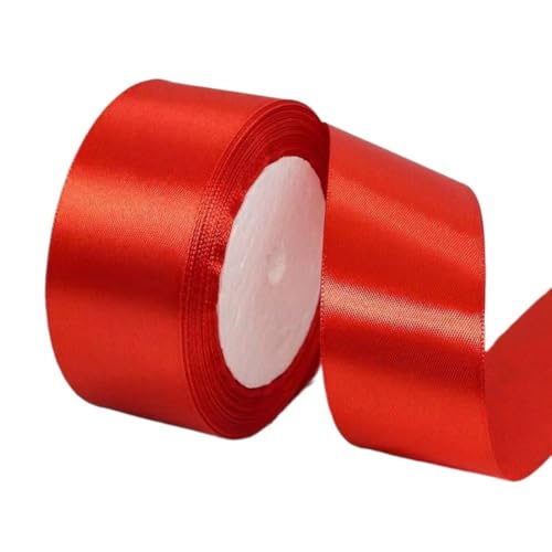Hochwertiges Satinband zum Verpacken von Geschenken, Kuchendekorationen, Hochzeitsschleifen und Bastelarbeiten, weich, langlebig und elegant, perfekt für jeden Anlass, Rot, 4 cm x 22 m Hochwertiges Satinband zum Verpacken von Geschenken, Kuchendekorationen, Hochzeitsschleifen und Bastelarbeiten, weich, langlebig und elegant, perfekt für jeden Anlass, Rot, 4 cm x 22 m von Rocky Green