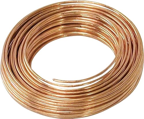 Rocky Mountain Goods Kupferdraht, 18 Gauge, 7,6 m, weicher Kupferdraht für Pflanzen, Schmuckherstellung, Handwerk, Erdung – hochwertiges Kupfer für Elektrokultur-Pflanzenerträge, Drahthandwerk von Rocky Mountain Goods