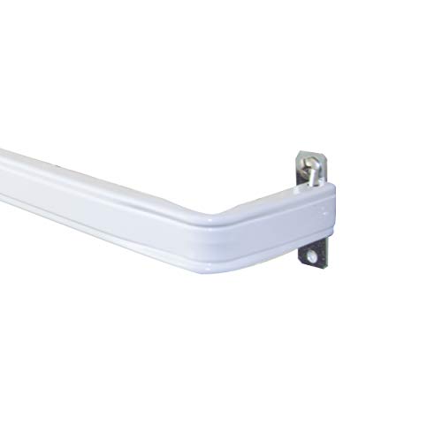 Rod Desyne KBX2028 Vorhangstange, 5,1 cm, 71,1-121,9 cm, Weiß von Rod Desyne