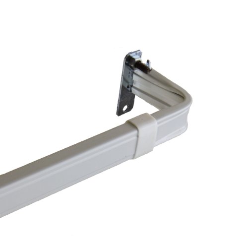 Rod Desyne Lockseam 2" Clearance Gardinenstange, weiß, 28-48 inch Rod Desyne Lockseam 2" Clearance Gardinenstange, weiß, 28-48 inch von Rod Desyne