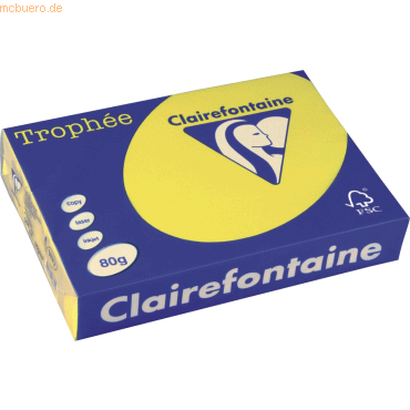 5 x Rodeco Kopierpapier Trophee A4 80g/qm VE=500 Blatt kanariengelb 5 x Rodeco Kopierpapier Trophee A4 80g/qm VE=500 Blatt kanariengelb von Rodeco