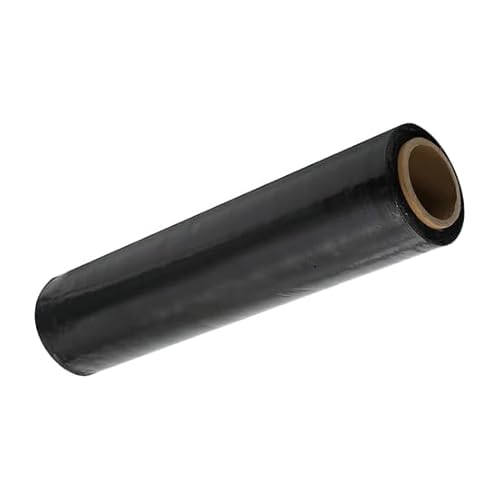 Roe Tenpo Stretch-Schrumpffolie, 400 mm x 150 m, stark, wasser- und feuchtigkeitsbeständig, Frischhaltefolie in Industriestärke, Kunststofffolie, für Gepäck, Palettenfolie und Verpackung (Schwarz, 1 Roe Tenpo Stretch-Schrumpffolie, 400 mm x 150 m, stark, wasser- und feuchtigkeitsbeständig, Frischhaltefolie in Industriestärke, Kunststofffolie, für Gepäck, Palettenfolie und Verpackung (Schwarz, 1 von Roe Tenpo