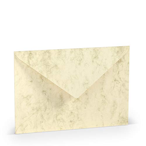 Briefhülle C5 SF chamois marm. von Rössler Papier