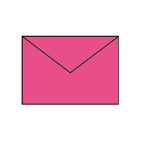 Coloretti-5er Pack Briefumschläge C6, Pink von Rössler-Papier