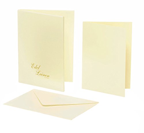 Rössler 2234705802 - Edel Leinen - Kartenmappe DIN A6/C6, ivory Rössler 2234705802 - Edel Leinen - Kartenmappe DIN A6/C6, ivory von Rössler Papier
