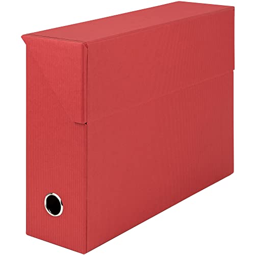 Rössler Papier 1319452363 - S.O.H.O. Archivbox, mit seitlicher Klappe und Griffloch, Rot, 9,5 x 33,5 x 25,5 cm, 1 Stück Rössler Papier 1319452363 - S.O.H.O. Archivbox, mit seitlicher Klappe und Griffloch, Rot, 9,5 x 33,5 x 25,5 cm, 1 Stück von Rössler Papier