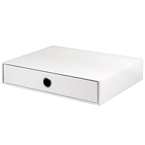Rössler Papier 1524452090 - S.O.H.O. Schubladenbox für DIN A4, mit Grifflock, special edition white, 343 x 250 x 65 mm, 1 Stück von Rössler Papier