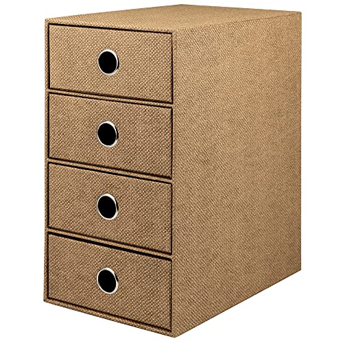 Rössler Papier 1524452604 - S.O.H.O. 4er Schubladenbox für DIN A5, mit Griffloch, Special Line Hazelnut, 250 x 175 x 320 mm, 1 Stück Rössler Papier 1524452604 - S.O.H.O. 4er Schubladenbox für DIN A5, mit Griffloch, Special Line Hazelnut, 250 x 175 x 320 mm, 1 Stück von Rössler Papier