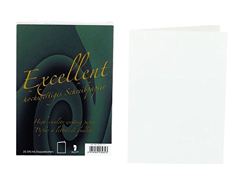 Rössler Papier 20221711 - Doppelkarten DIN A6, 25 Stück, Excellent, weiß Rössler Papier 20221711 - Doppelkarten DIN A6, 25 Stück, Excellent, weiß von Rössler Papier