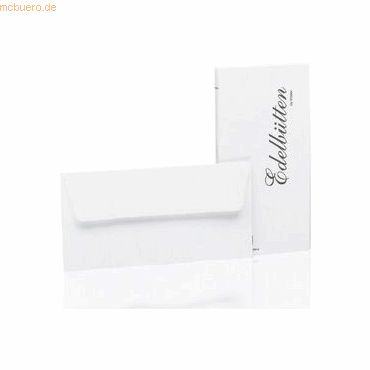 Rössler Papier Briefumschläge DINlang Edelbütten 100g/qm weiß 20er Pac Rössler Papier Briefumschläge DINlang Edelbütten 100g/qm weiß 20er Pac von Rössler Papier