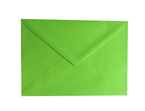 Rössler Papier Coloretti Briefumschläge - B6, 5 Stück, hellgrün; Packungsinhalt: 5 Stück von Rössler Papier