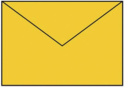 Rössler Papier Coloretti Briefumschläge - C5, 5 Stück, goldgelb; Packungsinhalt: 5 Stück von Rössler Papier