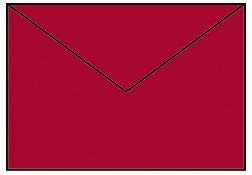 Rössler Papier Coloretti Briefumschläge - C5, 5 Stück, mohn; Packungsinhalt: 5 Stück von Rössler Papier