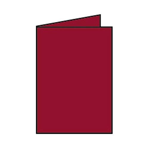 Rössler Papier Coloretti Doppelkarte - B6 hoch, 5 Stück, rosso; Packungsinhalt: 5 Stück von Rössler Papier