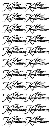 Rössler Papier - - Peel Off Sticker, Zur Konfirmation, gold - Liefermenge: 12 Stück Rössler Papier - - Peel Off Sticker, Zur Konfirmation, gold - Liefermenge: 12 Stück von Rössler
