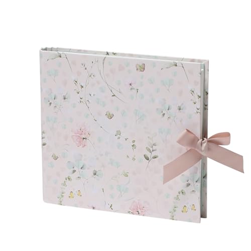 Rössler SOHO Fotoalbum zum Einkleben | Fotoalbum weiße Seiten | Fotoalbum zum selbstgestalten | Hochzeit | Fotoalbum mit Schleife | 230x220mm | 1 Stück | Farbe: Rosa | Floral Rössler SOHO Fotoalbum zum Einkleben | Fotoalbum weiße Seiten | Fotoalbum zum selbstgestalten | Hochzeit | Fotoalbum mit Schleife | 230x220mm | 1 Stück | Farbe: Rosa | Floral von Rössler Papier