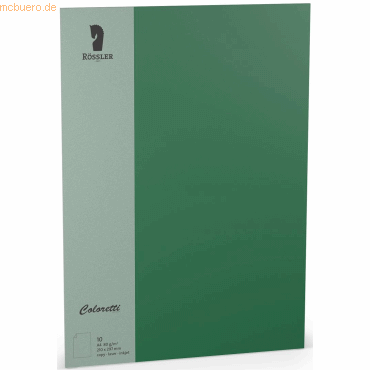 Rössler Briefpapier Coloretti A4 80g/qm VE=10 Blatt Forest von Rössler