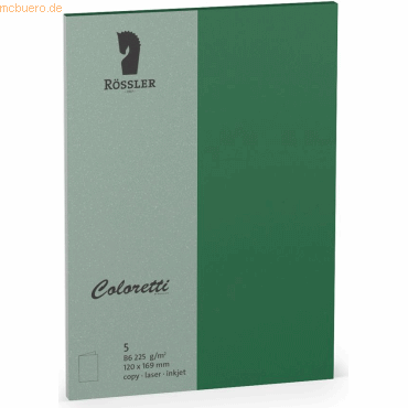 Rössler Doppelkarte Coloretti B6 hoch VE=5 Stück Forest Rössler Doppelkarte Coloretti B6 hoch VE=5 Stück Forest von Rössler