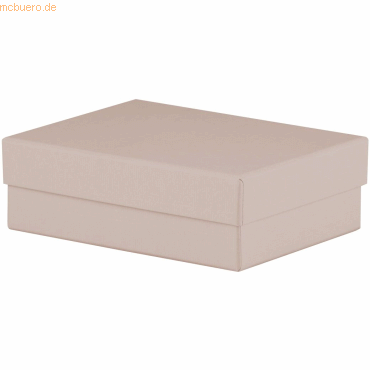 3 x Rössler Geschenkbox 140x190x60mm taupe metallic von Rössler