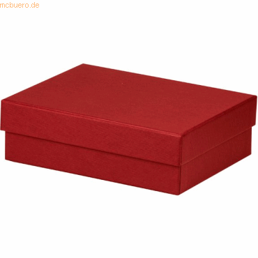 3 x Rössler Geschenkverpackung Boxline 140x190x60mm Rot von Rössler