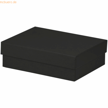 3 x Rössler Geschenkverpackung Boxline 140x190x60mm Schwarz von Rössler