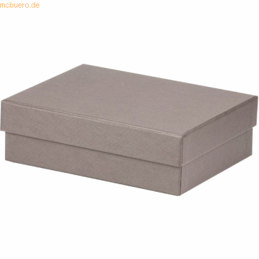 3 x Rössler Geschenkverpackung Boxline 140x190x60mm Taupe von Rössler