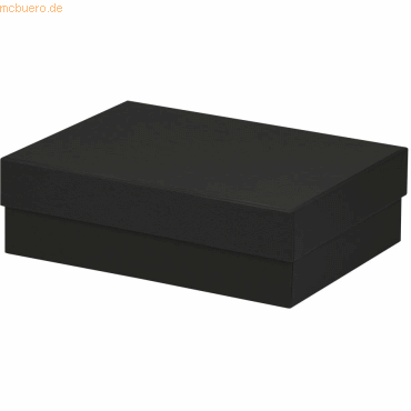 3 x Rössler Geschenkverpackung Boxline 196x264x80mm Schwarz von Rössler