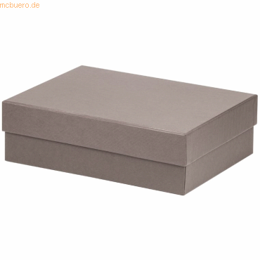 3 x Rössler Geschenkverpackung Boxline 196x264x80mm Taupe von Rössler