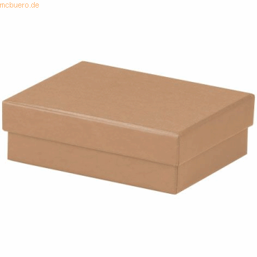 3 x Rössler Geschenkverpackung Boxline 96x128x40mm Kraft von Rössler