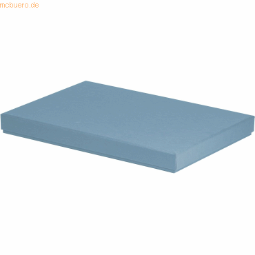 4 x Rössler Geschenkbox Boxline für A4 225x325x30mm Denim von Rössler