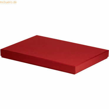 4 x Rössler Geschenkbox Boxline für A4 225x325x30mm Rot von Rössler