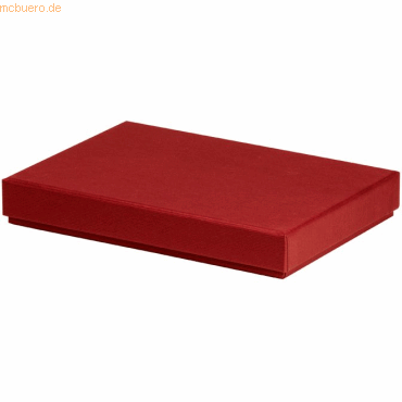4 x Rössler Geschenkbox Boxline für A5 155x215x30mm Rot von Rössler