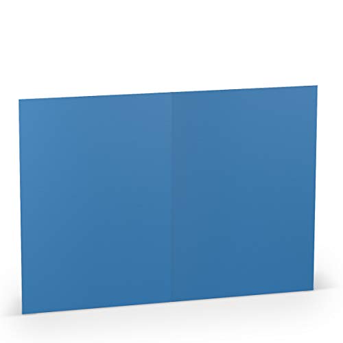 Briefkarte B6 HD PL stahlblau Briefkarte B6 HD PL stahlblau von Rössler