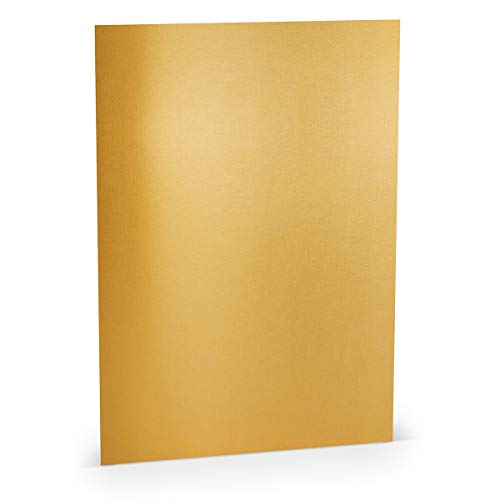 Paperado 220 g/m² A4 Blatt – Gold (5 Stück) von Rössler