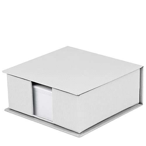 Rössler Papier 1312452090 - S.O.H.O. Zettelkasten, Maße: 11 x 11 cm, Special edition white, 1 Stück von Rössler Papier