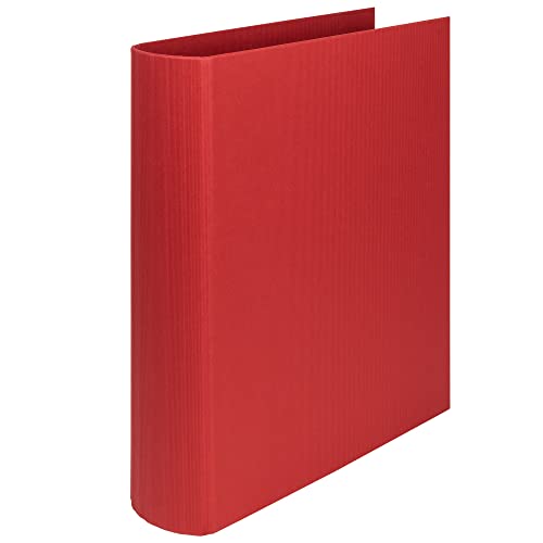 Rössler 1316452365 - S.O.H.O. Ringbuch für DIN A4, 5 cm Füllhöhe, 4-Ring-Mechanik, Rot, 1 Stück von Rössler