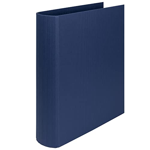 Rössler Papier 1316452905 - S.O.H.O. Ringbuch für DIN A4, 5 cm Füllhöhe, 4-Ring-Mechanik, Navy, 1 Stück von Rössler