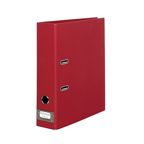Rössler SOHO Büro-Ordner | Aktenordner-a4 | Schreibtisch-Organizer | Ordner-Organizer | Dokumentenablage a4 | Ordner mit Rückenschild | 320 x 285 x 80 mm | 1 Stück | Farbe: Rot Rössler SOHO Büro-Ordner | Aktenordner-a4 | Schreibtisch-Organizer | Ordner-Organizer | Dokumentenablage a4 | Ordner mit Rückenschild | 320 x 285 x 80 mm | 1 Stück | Farbe: Rot von Rössler