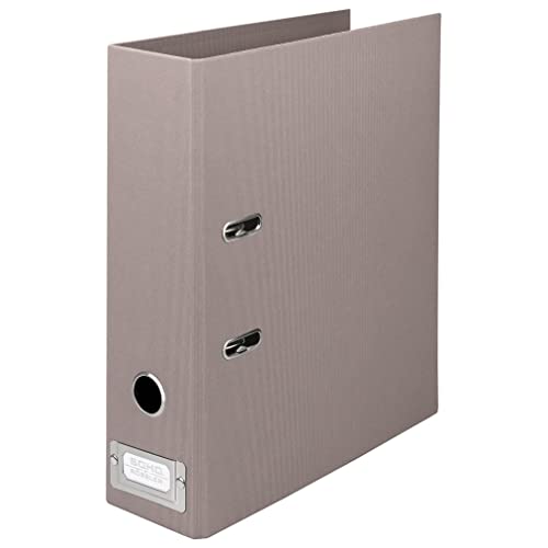Rössler Papier 1317452498 - S.O.H.O. Ordner DIN A4 mit Einsteckschild, Rückenbreite 80 mm, taupe, 1 Stück Rössler Papier 1317452498 - S.O.H.O. Ordner DIN A4 mit Einsteckschild, Rückenbreite 80 mm, taupe, 1 Stück von Rössler Papier
