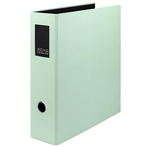 Rössler Papier 1317452659 - S.O.H.O. Ordner DIN A4 mit Rückenschild, Rückenbreite 85 mm, mint, 1 Stück Rössler Papier 1317452659 - S.O.H.O. Ordner DIN A4 mit Rückenschild, Rückenbreite 85 mm, mint, 1 Stück von Rössler Papier