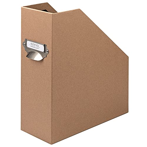 Rössler Papier 1318452621 - S.O.H.O. Stehsammler für DIN A4, mit Griff und beschriftbarem Einsteckschild, 11,5 x 26 x 31,5 cm, Kraft, 1 Stück Rössler Papier 1318452621 - S.O.H.O. Stehsammler für DIN A4, mit Griff und beschriftbarem Einsteckschild, 11,5 x 26 x 31,5 cm, Kraft, 1 Stück von Rössler Papier