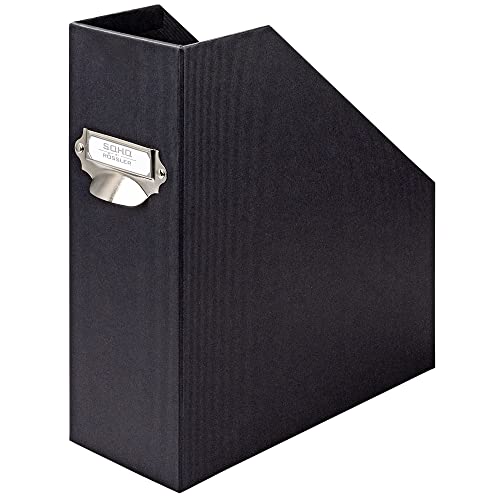 Rössler Papier 1318452701 - S.O.H.O. Stehsammler für DIN A4, mit Griff und beschriftbarem Einsteckschild, 11,5 x 26 x 31,5 cm, Schwarz, 1 Stück Rössler Papier 1318452701 - S.O.H.O. Stehsammler für DIN A4, mit Griff und beschriftbarem Einsteckschild, 11,5 x 26 x 31,5 cm, Schwarz, 1 Stück von Rössler Papier