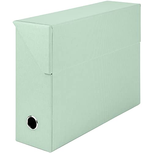 Rössler SOHO Archivbox A4 |Aufbewahrungsbox mit Deckel | Boxen Aufbewahrung | Schachtel mit Deckel | Aufbewahrung & Organisation | bad organizer | 335 x 95 x 255 mm | 1 Stück | Farbe: Grün | Mint von Rössler