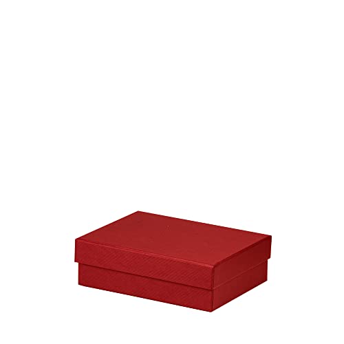 Rössler 13401453365 - Boxline Kartonage rechteckig, 140 x 190 x 60 mm, Rot, 1 Stück von Rössler