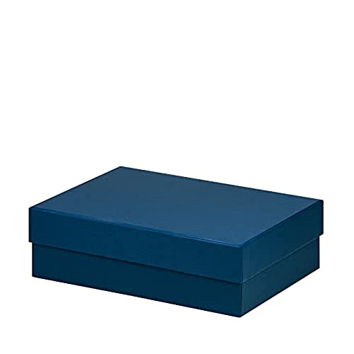 Rössler 13401453903 - Boxline Kartonage rechteckig, 196 x 264 x 80 mm, Navy, 1 Stück von Rössler