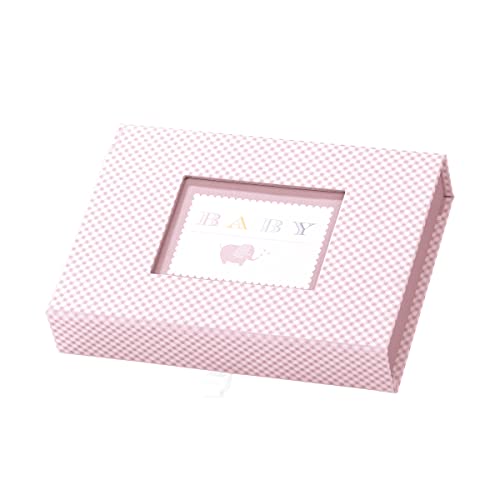 Rössler 14571928001 - Fotobox Baby Girl mit Magnetverschluss, für 13 x 18 cm Bilder, rosa, 1 Stück von Rössler