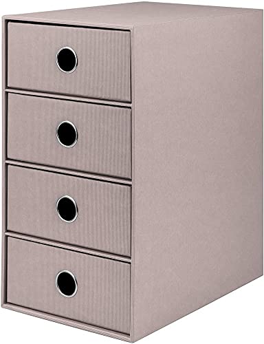 Rössler Papier 1524452494 - S.O.H.O. 4er Schubladenbox für DIN A5, mit Griffloch, Taupe, 250 x 175 x 320 mm, 1 Stück Rössler Papier 1524452494 - S.O.H.O. 4er Schubladenbox für DIN A5, mit Griffloch, Taupe, 250 x 175 x 320 mm, 1 Stück von Rössler Papier