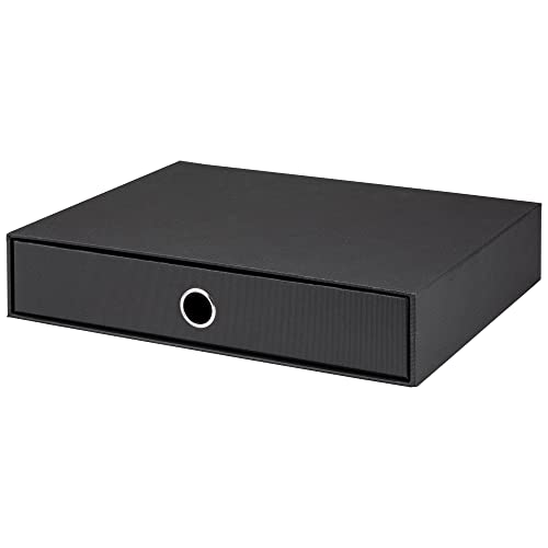 Rössler Papier 1524452700 - S.O.H.O. Schubladenbox für DIN A4, mit Griffloch, Schwarz, 343 x 250 x 65 mm, 1 Stück Rössler Papier 1524452700 - S.O.H.O. Schubladenbox für DIN A4, mit Griffloch, Schwarz, 343 x 250 x 65 mm, 1 Stück von Rössler Papier