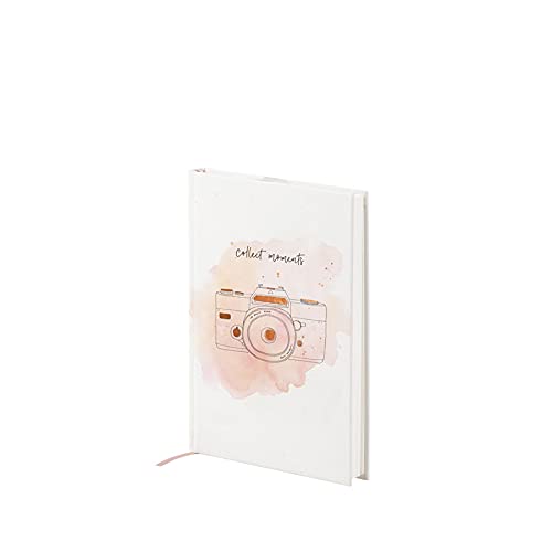 Rössler 18831643001 - My Journal gebundenes Buch "Collect Moments" DIN A5, 192 Seiten, Punktkariert, 1 Stück von Rössler