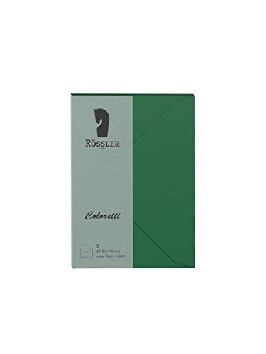 Rössler 220707571 - Coloretti Briefumschläge, 80 g/m², DIN C7, forest, 5 Stück Rössler 220707571 - Coloretti Briefumschläge, 80 g/m², DIN C7, forest, 5 Stück von Rössler